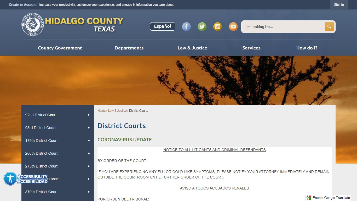 District Courts | Hidalgo County, TX - Official Website - CivicPlus